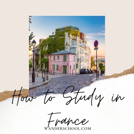 how to study or go to university in france