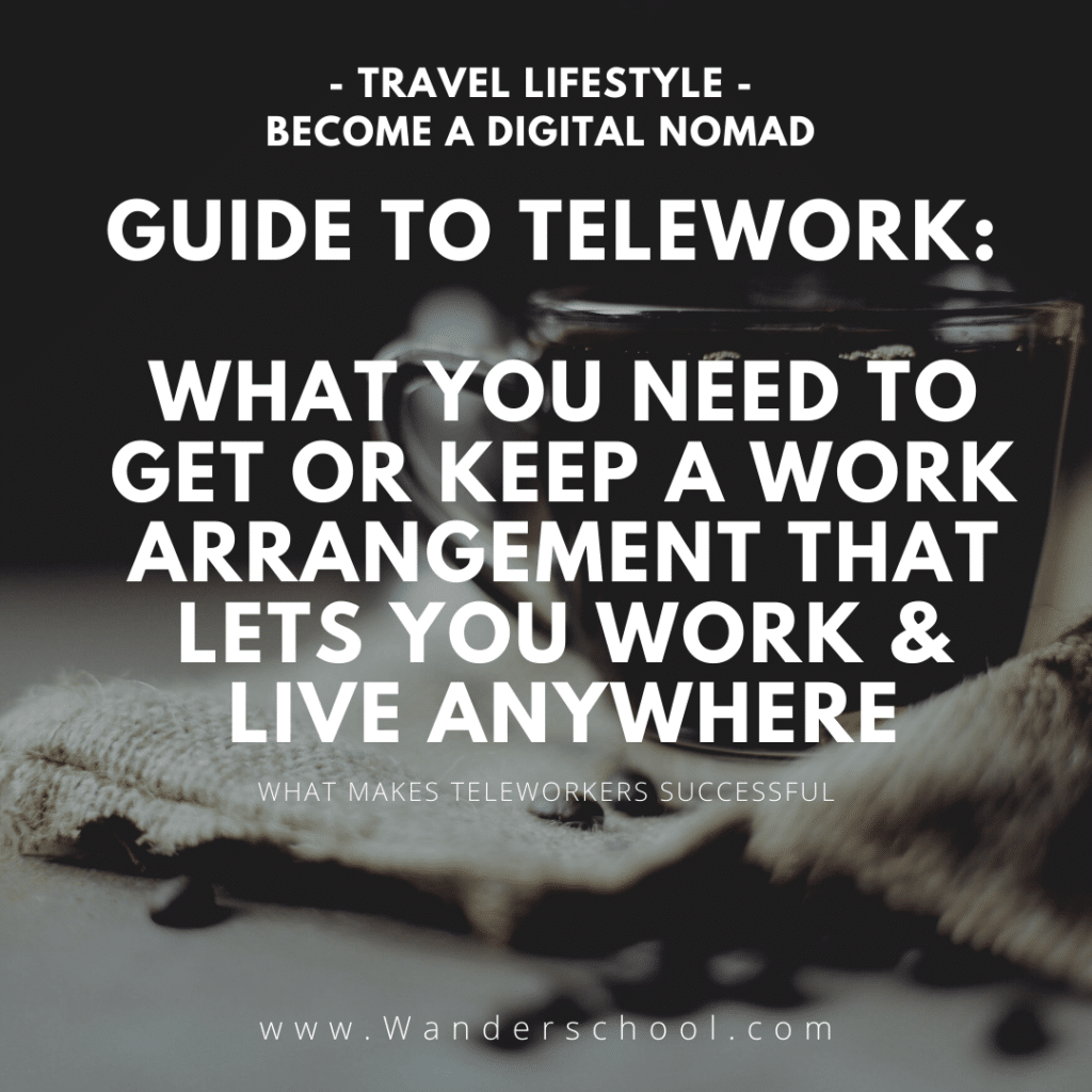 guide to telework work anywhere digital nomad