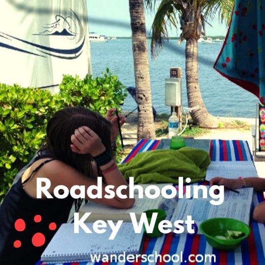 roadschooling life in key west full-time RV living