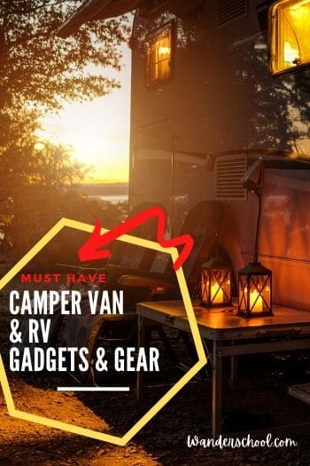 camper van gadgets rv life