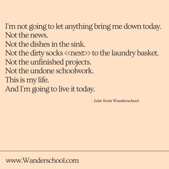 live today and be happy quote inspirational refrigerator quote