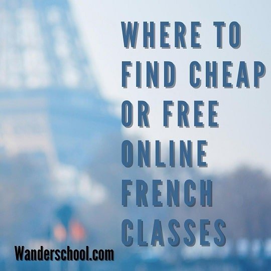 where to find cheap or free online french classes france