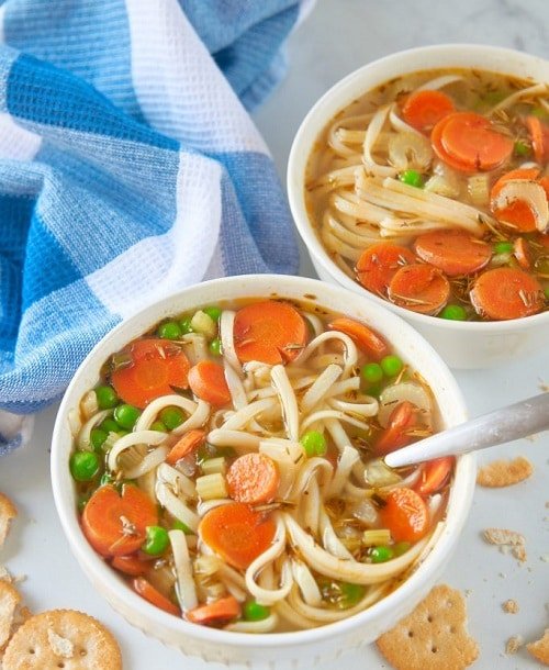 vegan chicken soup