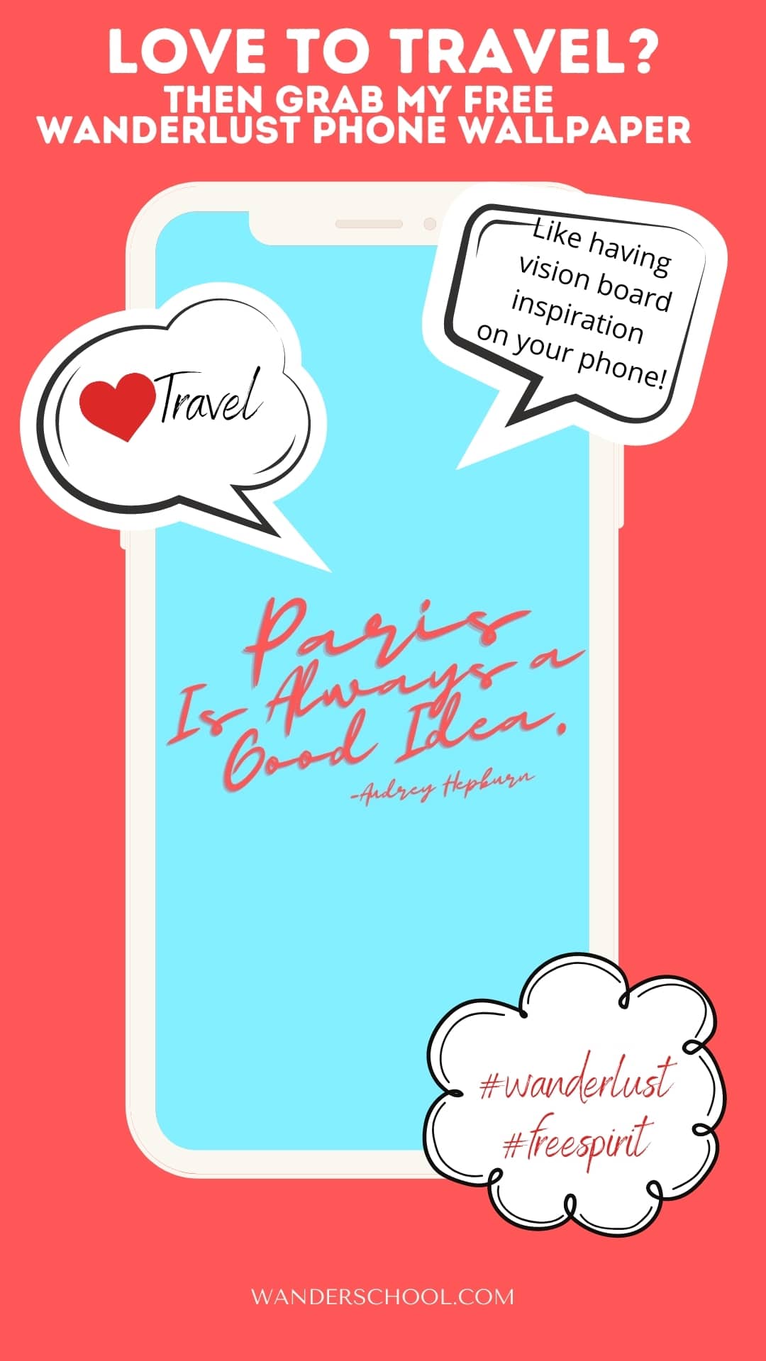 Wanderlust Phone Wallpaper Design - Wanderschool Wanderlust Phone Wallpaper Design - Wanderschool