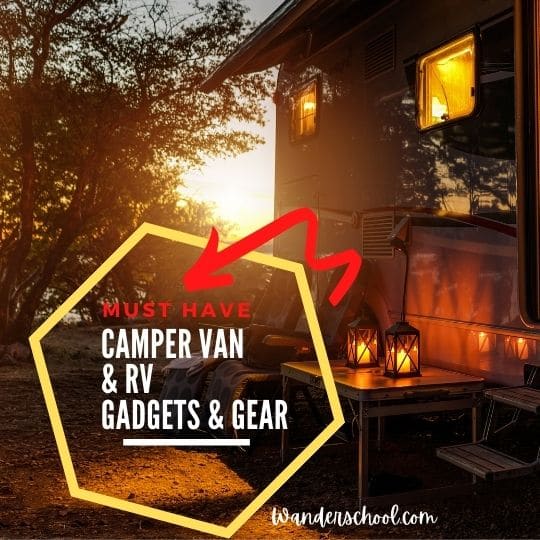 must have essential camper van gadgets camper van gear and rv gadgets for your roadtrip or travel life