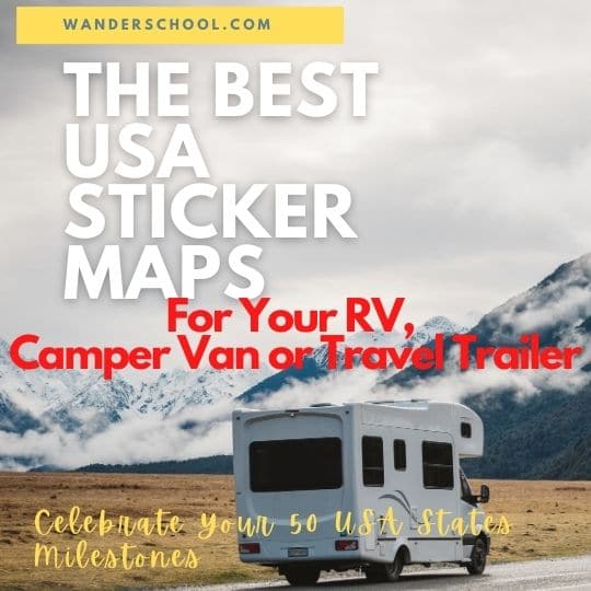 the best usa sticker maps for rvs camper vans travel trailers roadtrips