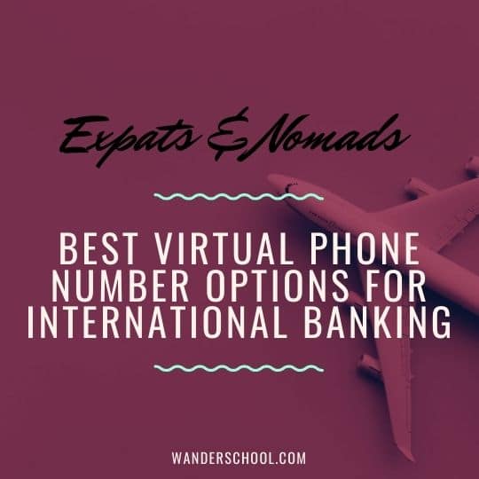 best virtual phone numbers banking abroad for expats digital nomads