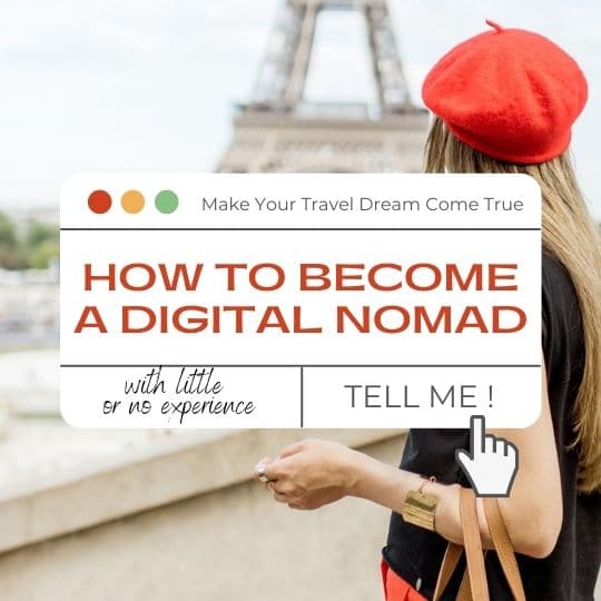 how to become a digital nomad with little or no experience